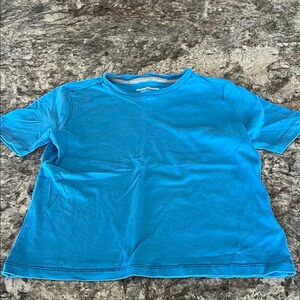 Vibrant Blue Short Sleeve Tee Relaxed Fit